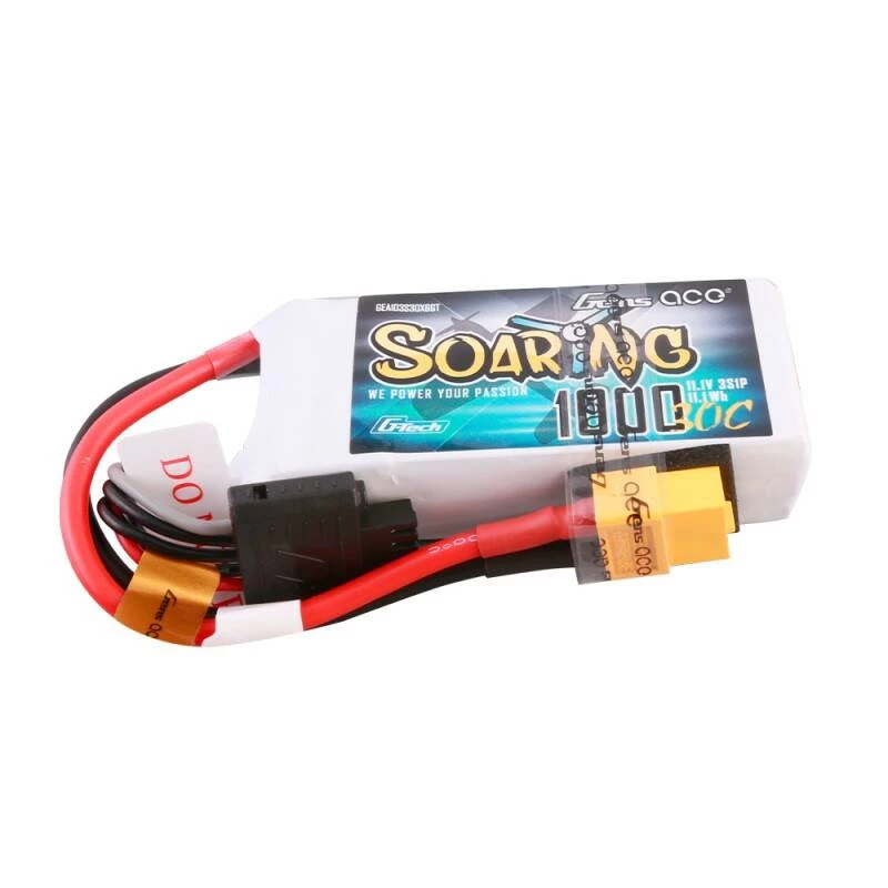 Batéria Gens ace Soaring 1000mAh 11,1V 30C 3S1P Lipo Pack