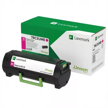 Lexmark 78C2UME tonerová sada purpurová Ultra-High-Capacity zmluva. 7K strán
