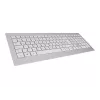 CHERRY DW 8000 klávesnica myš v balení kancelárska RF bezdrôtová francúzska strieborná, biela