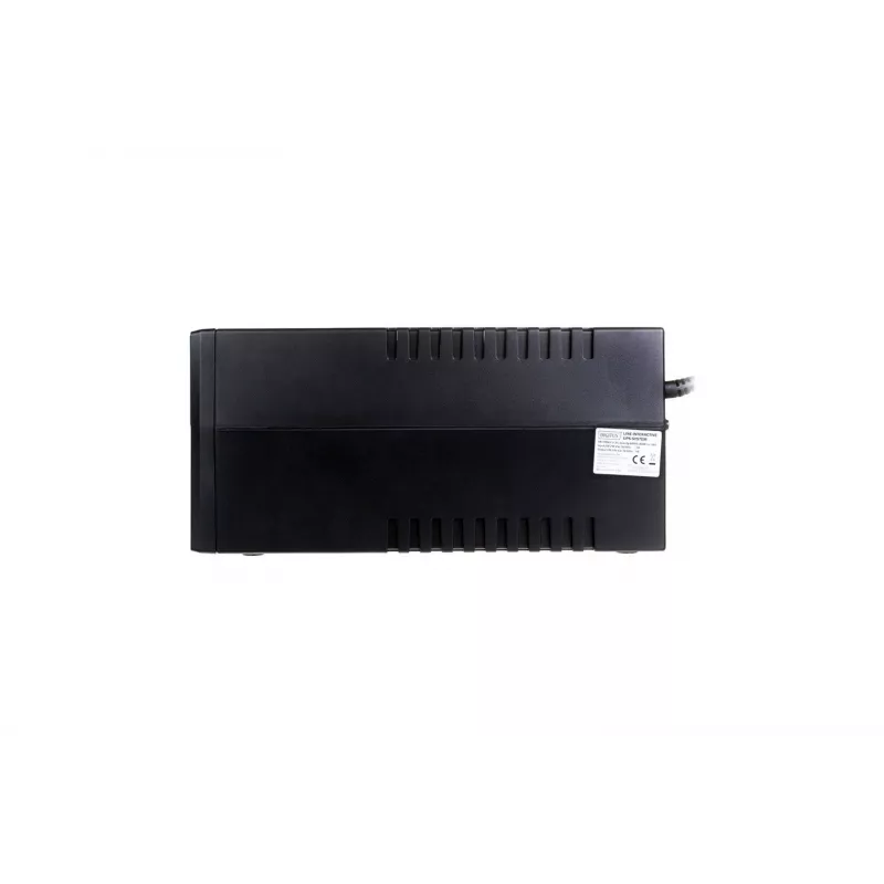 DIGITUS Line-Interactive UPS, 800VA/480W 12V/9Ah x1 batéria, 2x CEE 7/7 zásuvka, RJ-11, LCD (DN-170064-LCD)