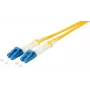 Optický duplexný patch kábel ShiverPeaks 77806 LC/LC 9/125µm OS1/OS2 15 m