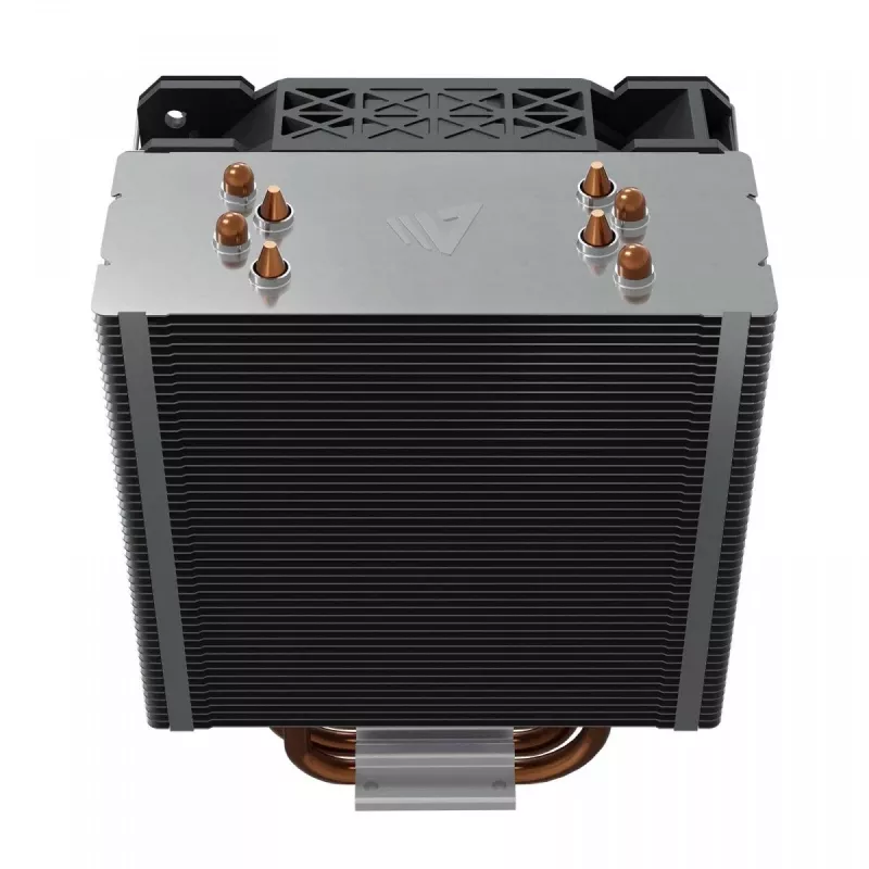 CPU vzduchový chladič SAVIO SAVGCOVORTEXX2ARGB s 4 heatpipes, 120-mm-ARGB ventilátor, čierny