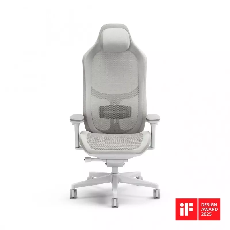 Fractal Design Refine Mesh herná stolička - svetlosivá