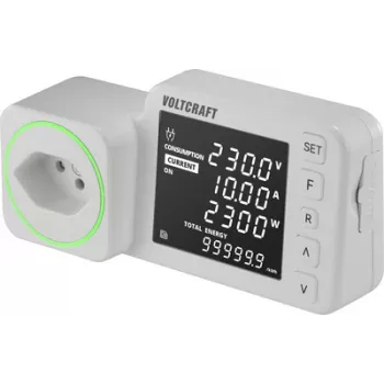 Voltcraft SEM5000 CH Dual merač nákladov na energiu prognóza nákladov alarmová funkcia tarifa elektriny (VC-16107435)