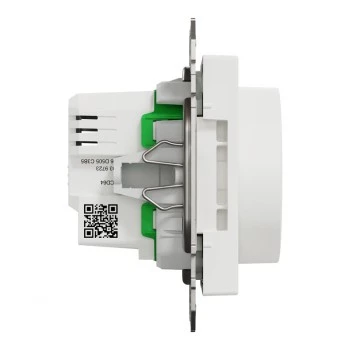 Otočný LED stmievač Schneider Electric WDE002961, Multiwire, 200 W, biela