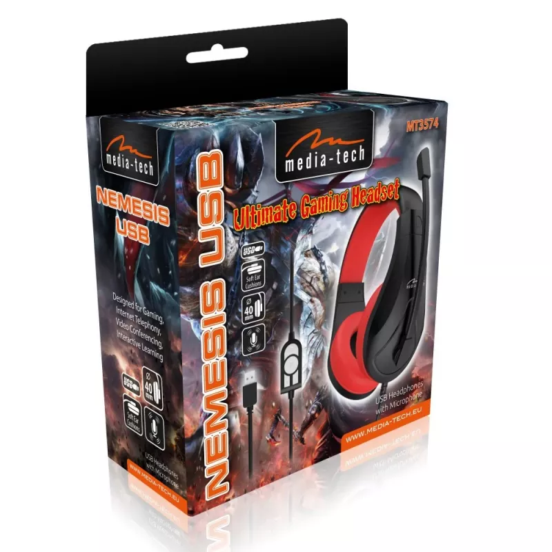 Media‑Tech NEMESIS MT3574 slúchadlá