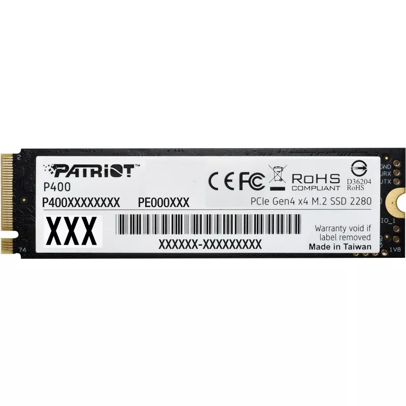 SSD disk Patriot 500 GB M.2 PCIe Gen4 x4 NVMe 2.0 P400VP500GM28H