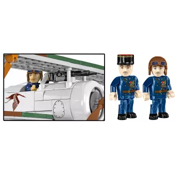 Stavebnica Cobi Blocks Nieuport 17 C.1 277 ks — model lietadla, zberateľská stavebnica