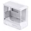 Jonsbo D200 biela mATX Mid-Tower skriňa s temperovaným sklom a mini temp displejom