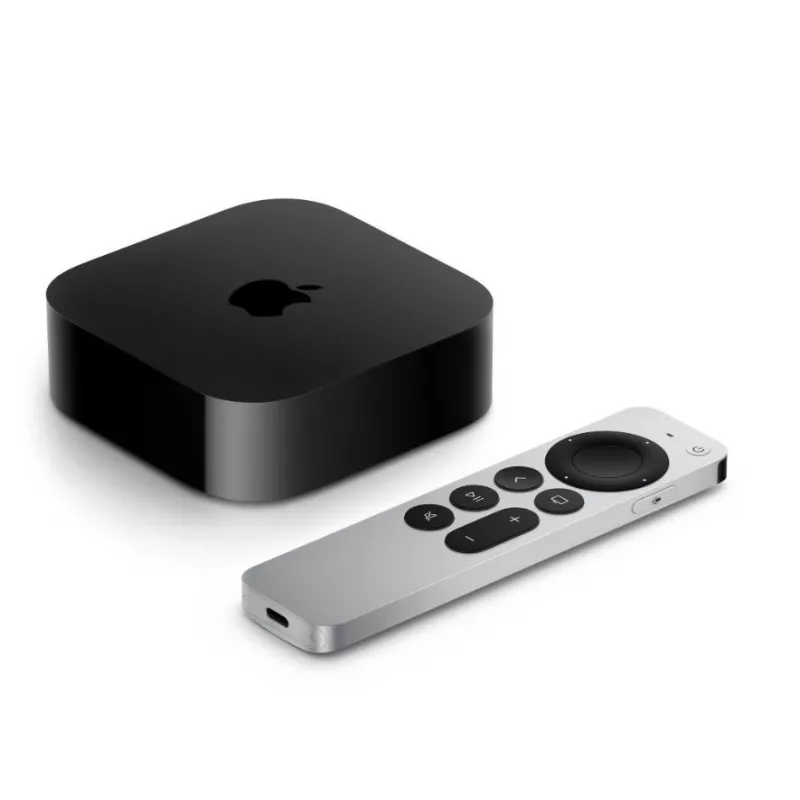 Apple TV 4K čierna strieborná 128 GB Wi-Fi Ethernet A15 procesor