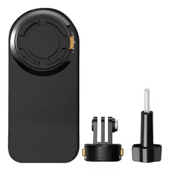 Držiak na batoh Puluz PU1055B pre športové kamery — kompatibilný s Osmo Action 5, Pro Insta360, Ace Pro 2 — čierny