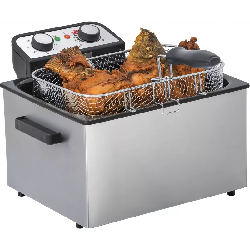 Fritéza Steba DF 300 Double 5 L 3000 W čierna nerez