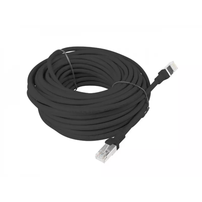 Sieťový kábel LANBERG PCU6-10CC-1500-BK Cat6 U/UTP 15 m RJ-45 čierny