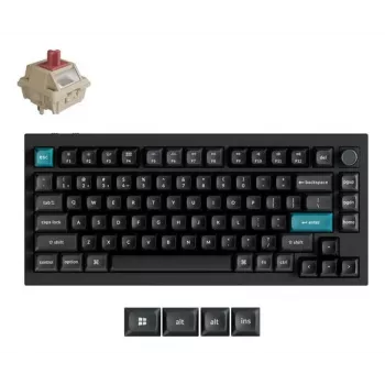 Mechanická klávesnica Keychron Q1 Ultra 8K — 75% rozloženie, USB + RF bezdrôtová + Bluetooth, RGB, čierna