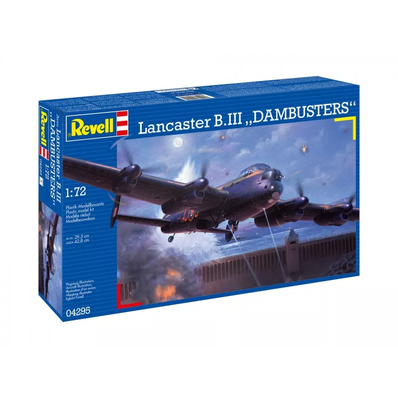 Revell Lancaster B. III Dambusters (04295) 1:72 mierka lietadlo plastový model stavebnica