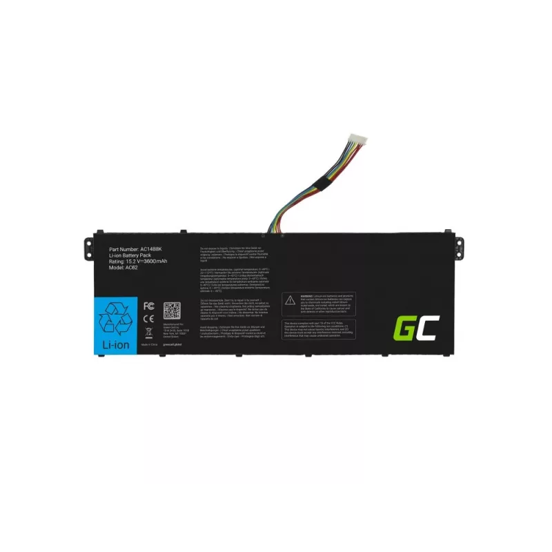 Green Cell AC62 náhradná batéria do notebooku