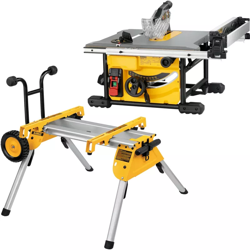 DEWALT stolová kotúčová píla 210 mm so stojanom