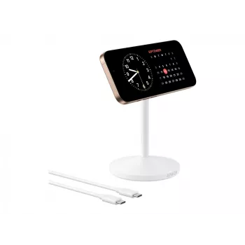 Anker MagGo Headphones biela USB bezdrôtové rýchle nabíjanie interiérové
