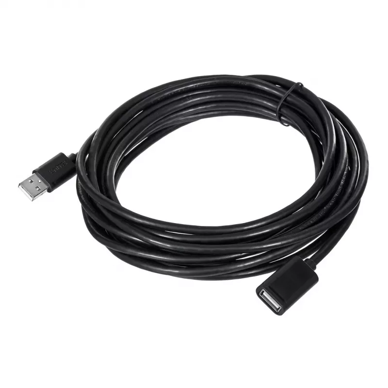 USB predlžovací kábel Unitek Y‑C418GBK 5 m USB A na USB A USB 2.0, čierny
