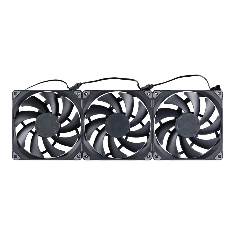 PHANTEKS M25 PWM 140mm ventilátor do skrine – balenie 3 ks, čierny