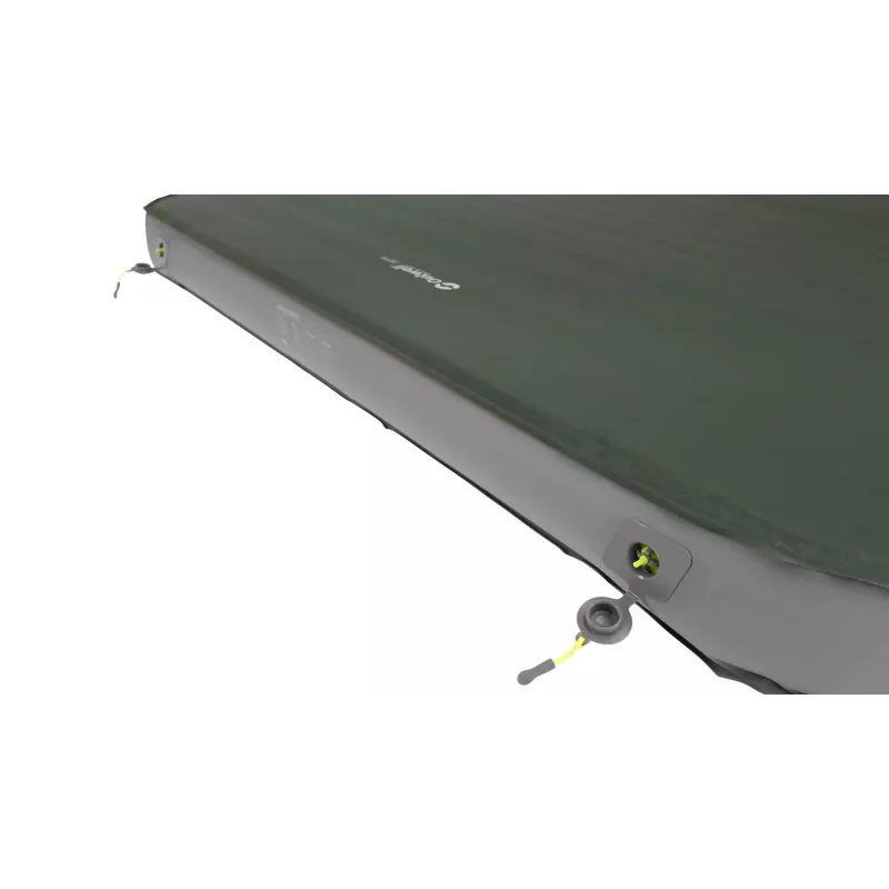 Dvojitá nafukovacia matrace Outwell 400146 — 1350×2030×100 mm, polyester, zelená/sivá