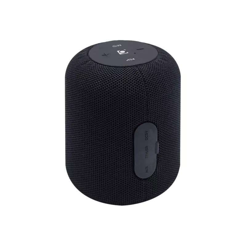 Mono prenosný reproduktor Gembird SPK-BT-15-BK — 5 W RMS, Bluetooth, microSD, 1200 mAh, čierny