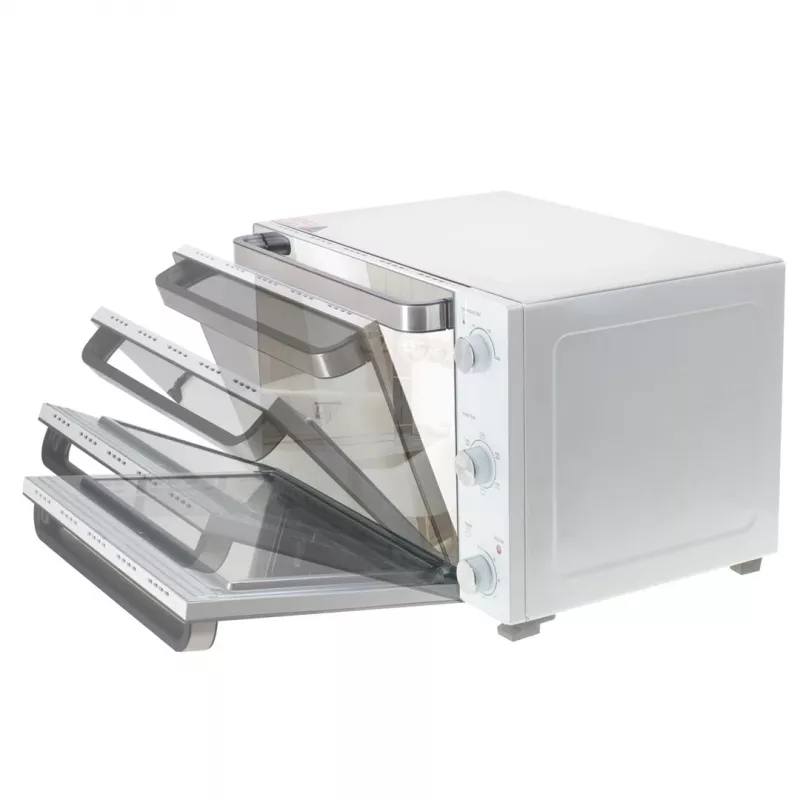 Elektrická stolová rúra Adler AD 6027, objem 48 L, 1800 W, biela