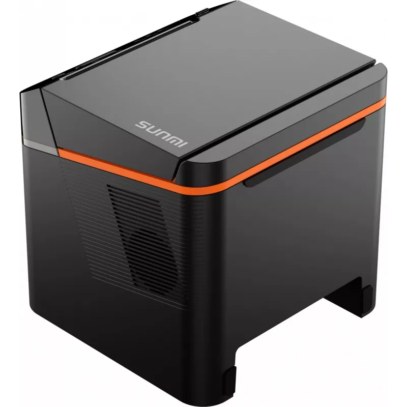 SUNMI C04020020 pokladničná tlačiareň 80 mm Kitchen Cloud Printer, termálna, s rezačkou, USB-C, Bluetooth, Ethernet, Wi-Fi, čierna
