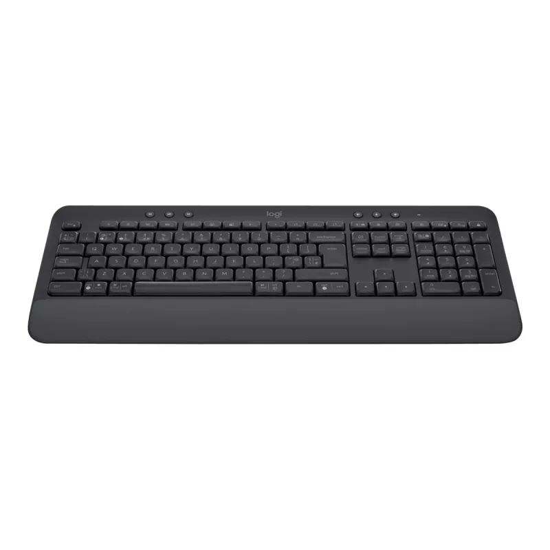 Logitech Signature K650 Bezdrôtová klávesnica, Bluetooth 5.1, QWERTZ, švajčiarska (CH), grafitová (920-010912)