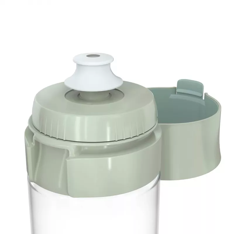 Opakovane použiteľná fľaša na pitie BRITA Fill&Go Vital 600 ml s integrovaným MicroDisc filtrom, zelená