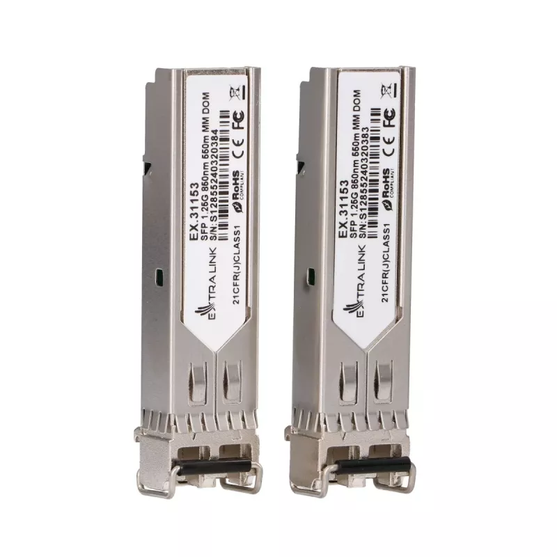 SFP modul Extralink 1,25 Gbit/s LC/UPC 850 nm 550 m multimode (balenie 2 ks)