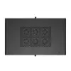 19 inch rack skriňa LANBERG FF01-6022-23B, 22U, 600×1000 mm, čierna, perforované dvere