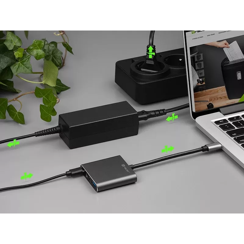 Adaptér A-1, USB-C HDMI 4K, USB 3.0, PD 100W