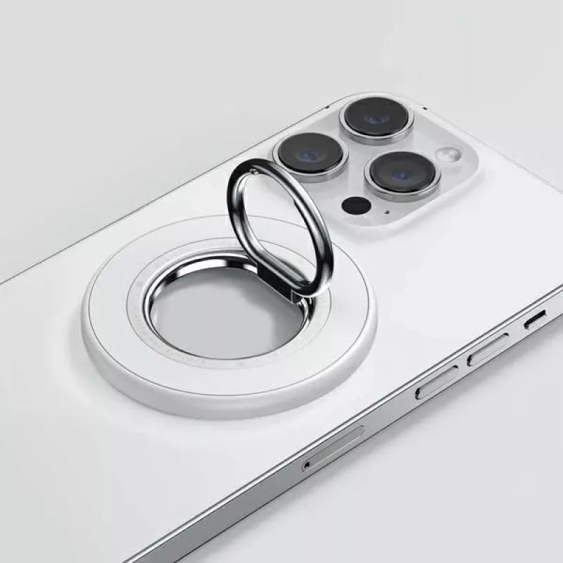 SODI obojstranný magnetický prstencový stojan BM-350 biely kompatibilný s MagSafe