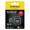 Pamäťová karta Intenso 64 GB MicroSDXC UHS-I Class 10 3433490