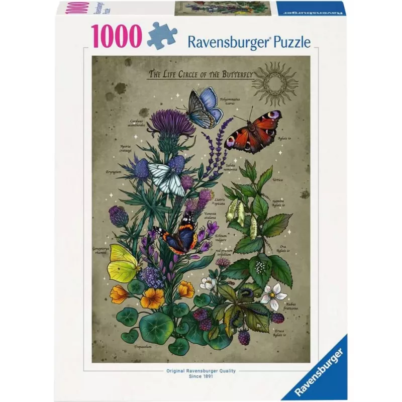 Ravensburger Puzzle Circle of Life Butterfly 1000 dielikov