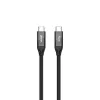 USB-C kábel Unitek C14100ABK01-2M – 2 m, 100 W Power Delivery, 40 Gbit/s dáta