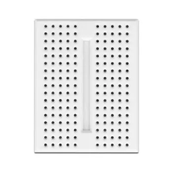 Breadboard DELOCK 18316 — nepájivá prototypovacia doska, plast, 36×46×10 mm, biela