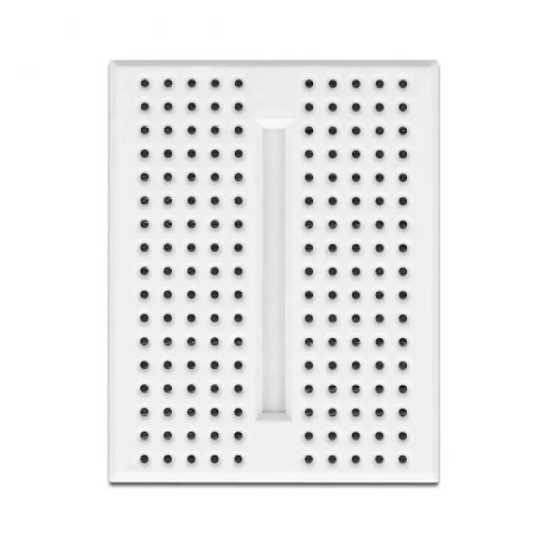 Breadboard DELOCK 18316 — nepájivá prototypovacia doska, plast, 36×46×10 mm, biela