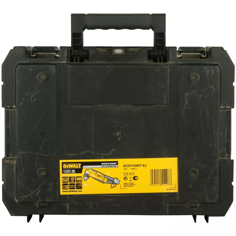 DeWALT DCD740NT-XJ vŕtačka 2000 ot/min rýchloupínacie skľučovadlo 1,3 kg čierna, žltá