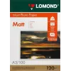 Lomond fotografický atramentový papier matný 120 g/m² A3, 100 listov
