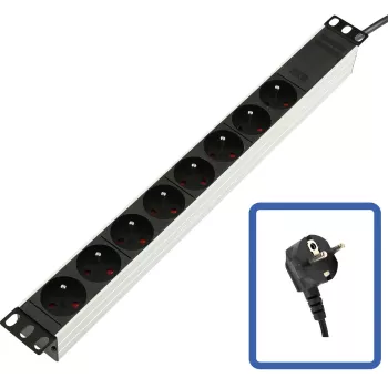 Jednotka rozvodu napájania Lanview TUPS032 čierna 4000 W 510 mm