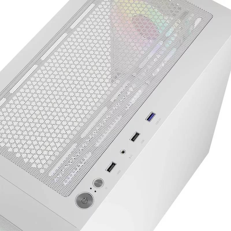Logic PORTOS ARGB MINI USB 3.0 skriňa biela