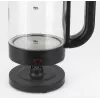 Jata HA702 rýchlovarná kanvica, 1,2 l, 1500 W, borosilikátové sklo, bezdrôtová, čierna