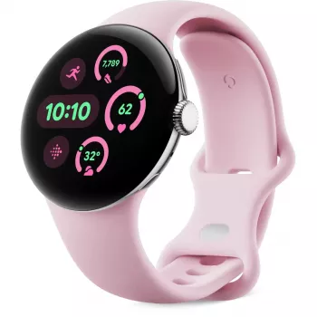 Google - remienok na hodinky pre smartwatch - veľkosť S - ružový kremeň - pre Pixel Watch 3 (GA06101-WW)