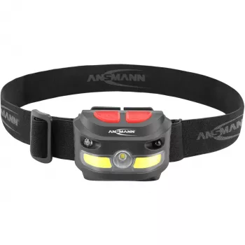 Čelová lampa Ansmann HD250RS čierna COB LED 4W IP54