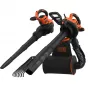 Batohový fúkač lístia Black & Decker BEBLV301-QS — 3000 W, rýchlosť vzduchu 206–404 km/h, 72 L zberný vak, 6 kg