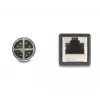 DeLOCK M12 adaptérový kábel X-kódovaný 8 pin samec na RJ45 samica 50 cm
