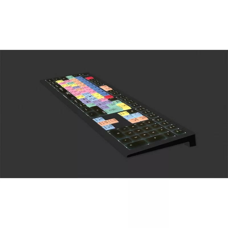 Logickeyboard Adobe Premiere Pro CC Astra 2 klávesnica univerzálna USB QWERTZ nemecká sivá