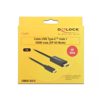 Adaptér videokábla USB Type-C HDMI DeLOCK 85258